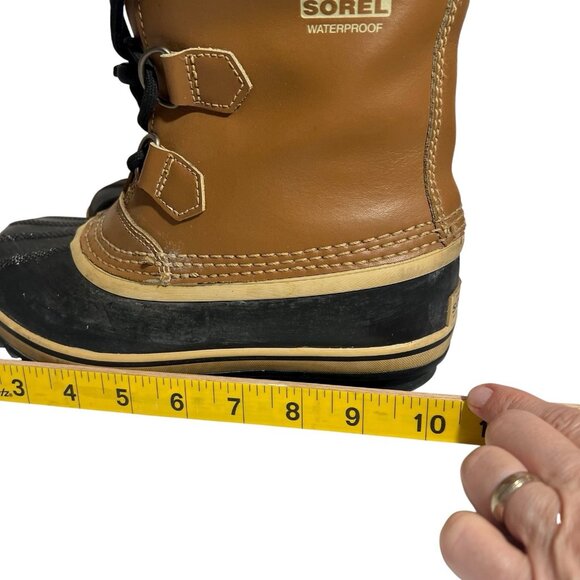 Sorel Women's Brown Winter Lace Up Boots Size 5 US Waterproof Snow Yoot Pac - Picture 9 of 14